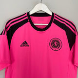 Shop 2016/17 SCOTLAND AWAY SHIRT (L) ADIDAS, classic football shirts, vintage football shirts & retro soccer jerseys at Cult Kits