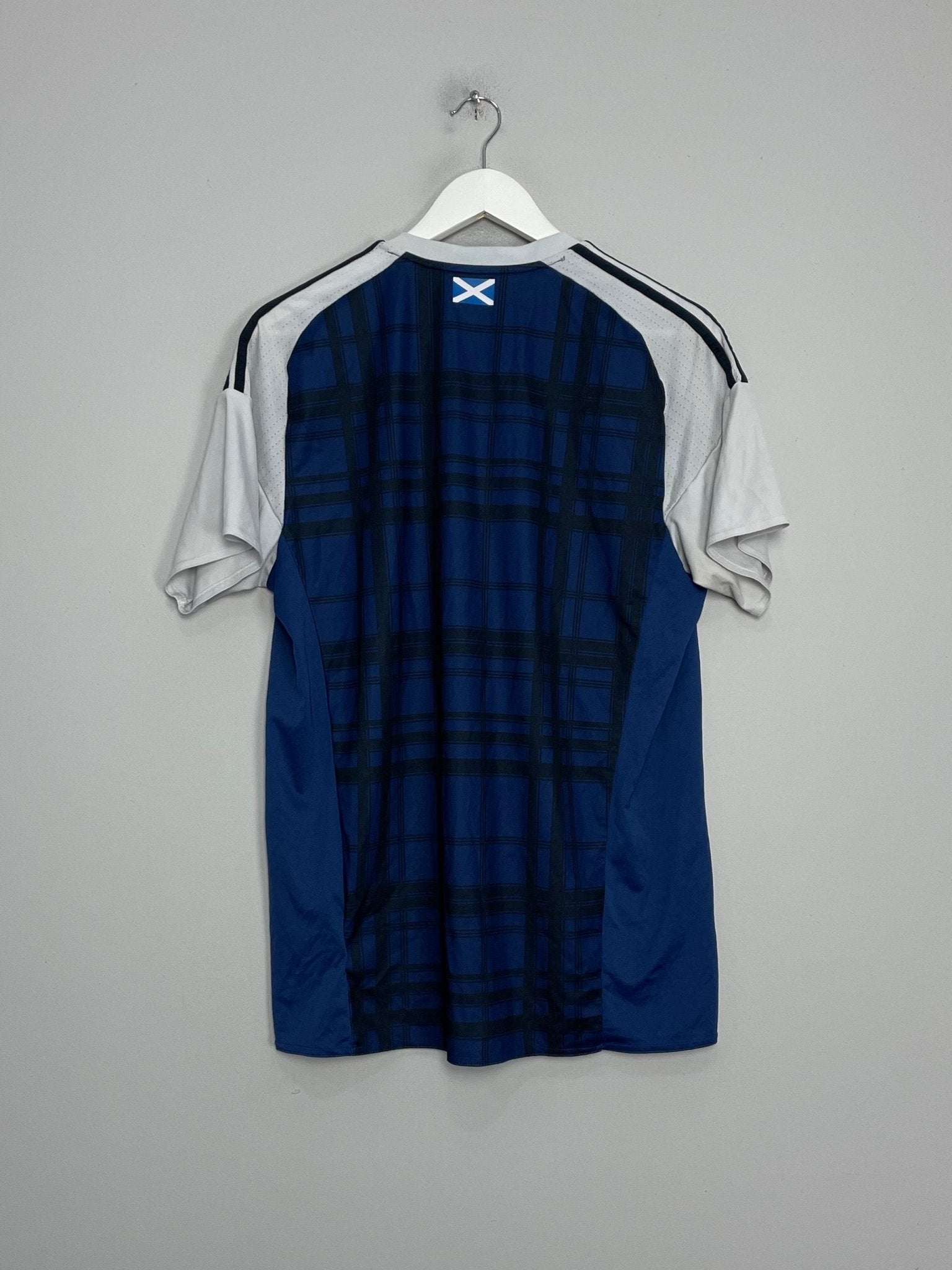 Shop 2016/17 SCOTLAND HOME SHIRT (L) ADIDAS, classic football shirts, vintage football shirts & retro soccer jerseys at Cult Kits