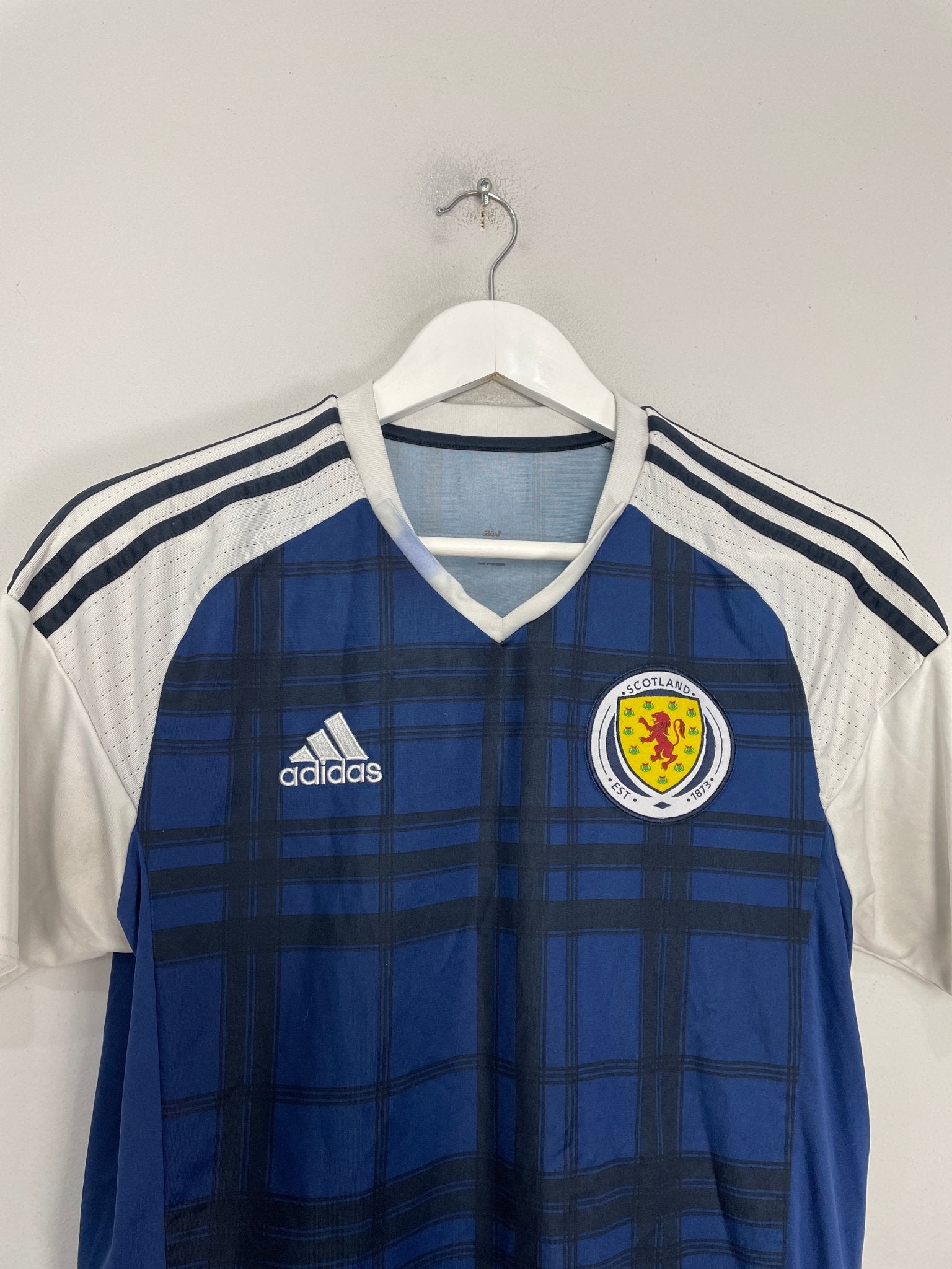 Shop 2016/17 SCOTLAND HOME SHIRT (S) ADIDAS, classic football shirts, vintage football shirts & retro soccer jerseys at Cult Kits