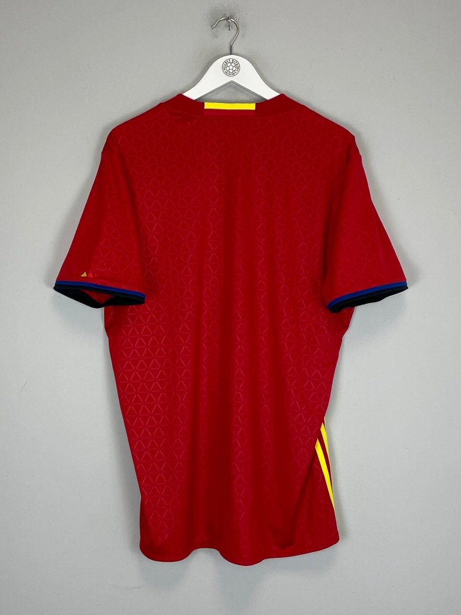 2016/17 SPAIN HOME SHIRT (XL) ADIDAS - Cult Kits - XL - Buy Vintage Football Shirts, Authentic Retro Football Shirts For Sale, Classic Football Shirts & Soccer Jersey
