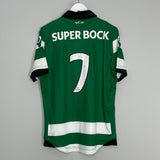 Shop 2016/17 SPORTING CP #7 HOME SHIRT (M) MACRON, classic football shirts, vintage football shirts & retro soccer jerseys at Cult Kits
