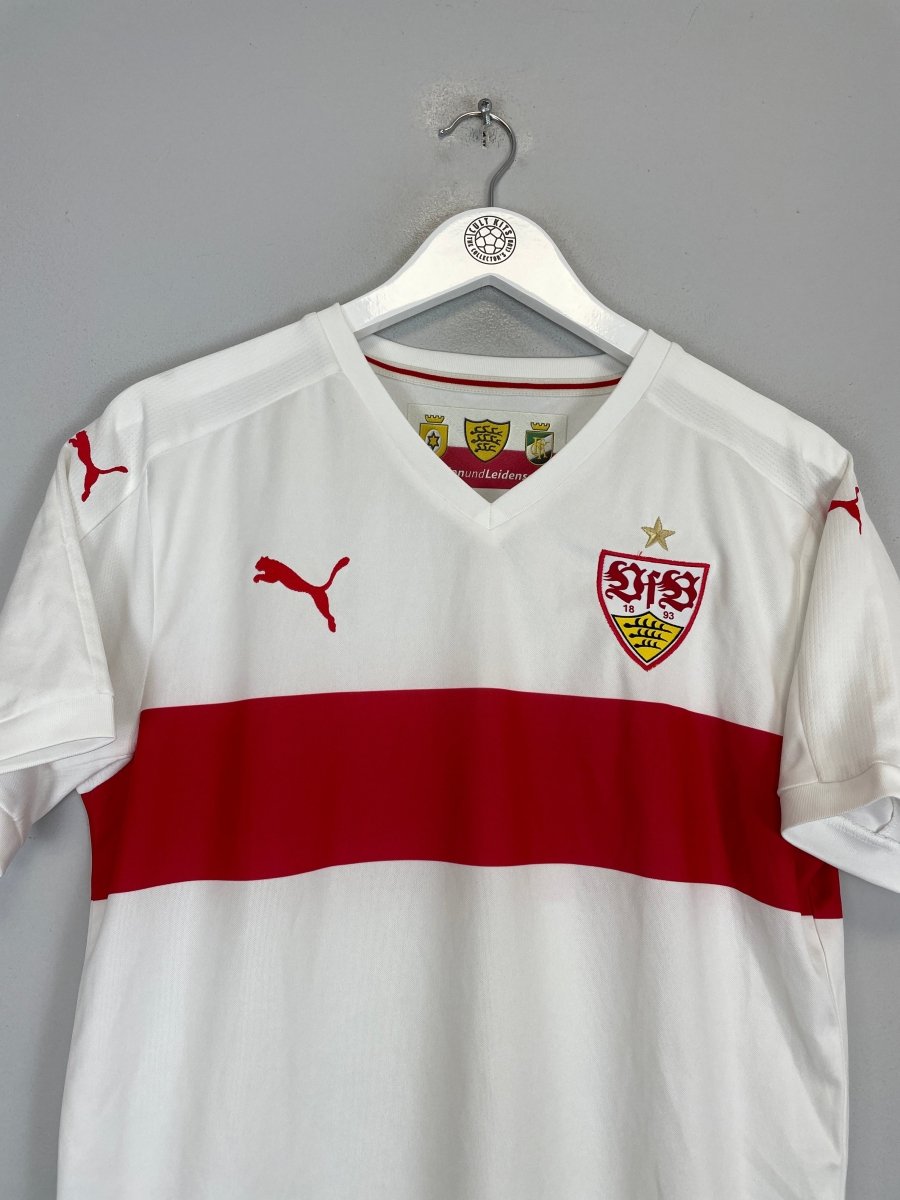 2016/17 STUTTGART HOME SHIRT (M) PUMA - Cult Kits - Medium - Buy Vintage Football Shirts, Authentic Retro Football Shirts For Sale, Classic Football Shirts & Soccer Jersey
