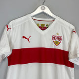 2016/17 STUTTGART HOME SHIRT (M) PUMA - Cult Kits - Medium - Buy Vintage Football Shirts, Authentic Retro Football Shirts For Sale, Classic Football Shirts & Soccer Jersey