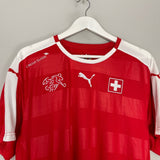 Shop 2016/17 SWITZERLAND HOME SHIRT (XL) PUMA, classic football shirts, vintage football shirts & retro soccer jerseys at Cult Kits