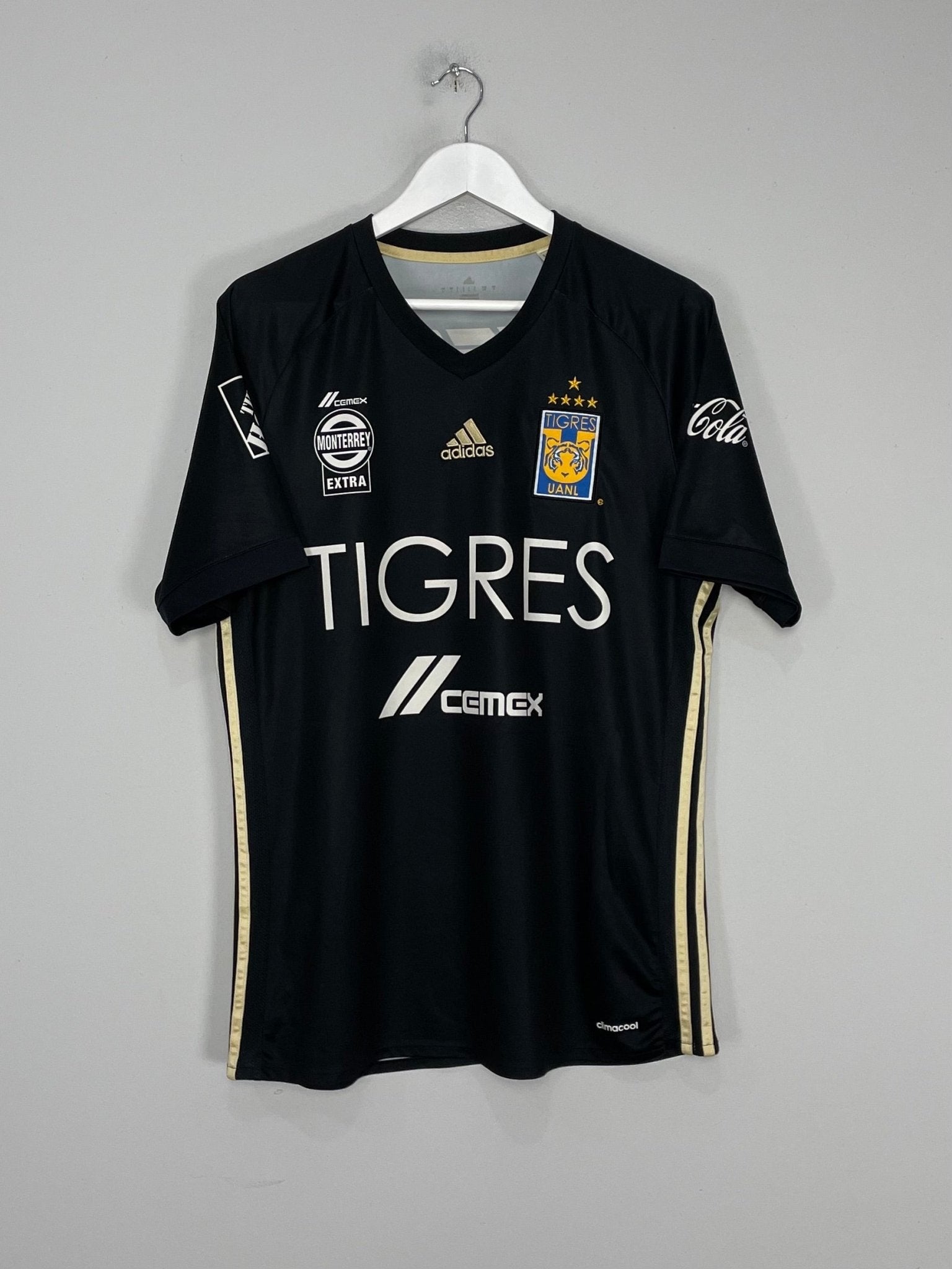 Shop 2016/17 TIGRES GIGNAC #10 THIRD SHIRT (L) ADIDAS, classic football shirts, vintage football shirts & retro soccer jerseys at Cult Kits