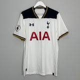 Shop 2016/17 TOTTENHAM DEMBELE #19 HOME SHIRT (XL) UNDER ARMOUR, classic football shirts, vintage football shirts & retro soccer jerseys at Cult Kits