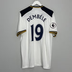 Shop 2016/17 TOTTENHAM DEMBELE #19 HOME SHIRT (XL) UNDER ARMOUR, classic football shirts, vintage football shirts & retro soccer jerseys at Cult Kits