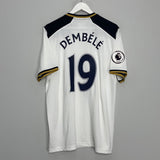 Shop 2016/17 TOTTENHAM DEMBELE #19 HOME SHIRT (XL) UNDER ARMOUR, classic football shirts, vintage football shirts & retro soccer jerseys at Cult Kits