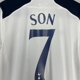 Shop 2016/17 TOTTENHAM SON #7 HOME SHIRT (L) UNDER ARMOUR, classic football shirts, vintage football shirts & retro soccer jerseys at Cult Kits