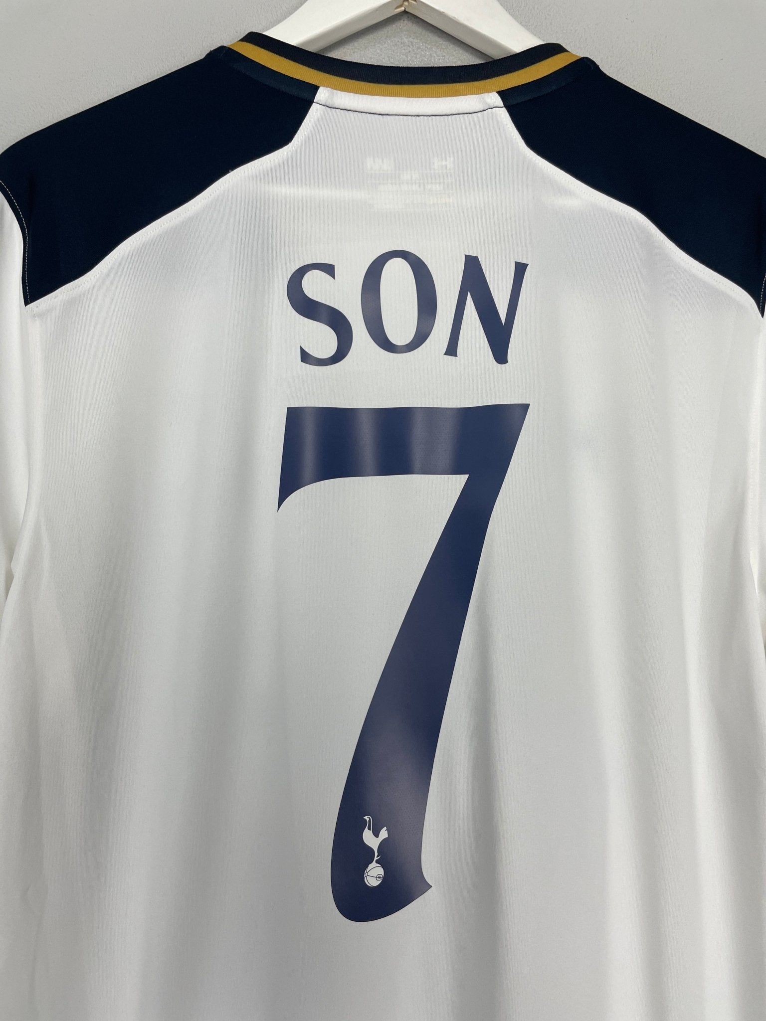 Shop 2016/17 TOTTENHAM SON #7 HOME SHIRT (L) UNDER ARMOUR, classic football shirts, vintage football shirts & retro soccer jerseys at Cult Kits
