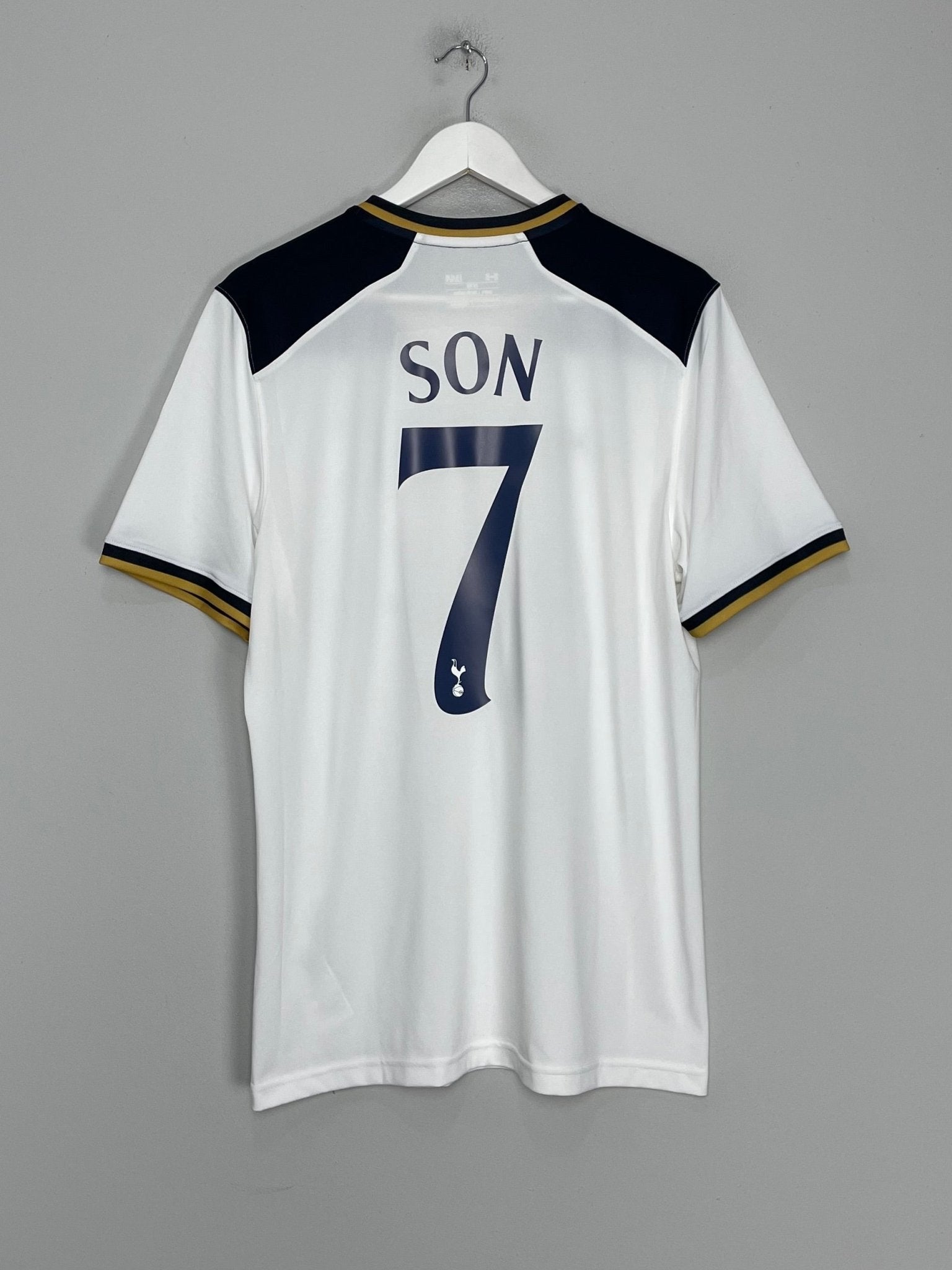 Shop 2016/17 TOTTENHAM SON #7 HOME SHIRT (L) UNDER ARMOUR, classic football shirts, vintage football shirts & retro soccer jerseys at Cult Kits