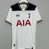 Shop 2016/17 TOTTENHAM SON #7 HOME SHIRT (L) UNDER ARMOUR, classic football shirts, vintage football shirts & retro soccer jerseys at Cult Kits