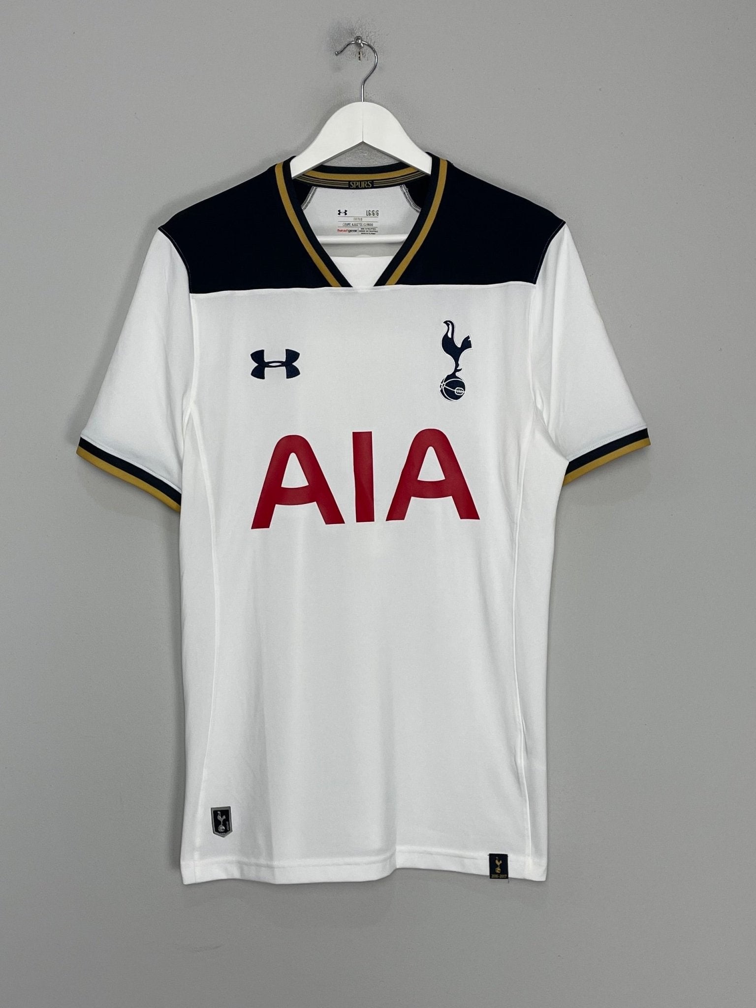 Shop 2016/17 TOTTENHAM SON #7 HOME SHIRT (L) UNDER ARMOUR, classic football shirts, vintage football shirts & retro soccer jerseys at Cult Kits