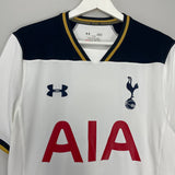 Shop 2016/17 TOTTENHAM SON #7 HOME SHIRT (L) UNDER ARMOUR, classic football shirts, vintage football shirts & retro soccer jerseys at Cult Kits