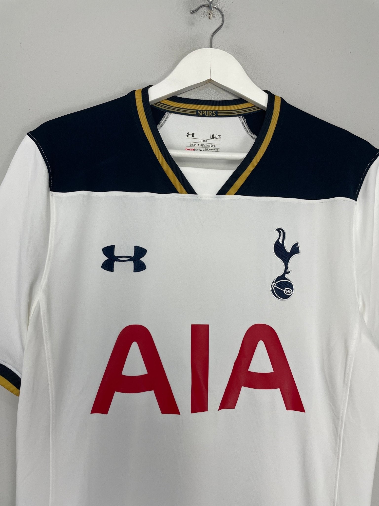 Shop 2016/17 TOTTENHAM SON #7 HOME SHIRT (L) UNDER ARMOUR, classic football shirts, vintage football shirts & retro soccer jerseys at Cult Kits
