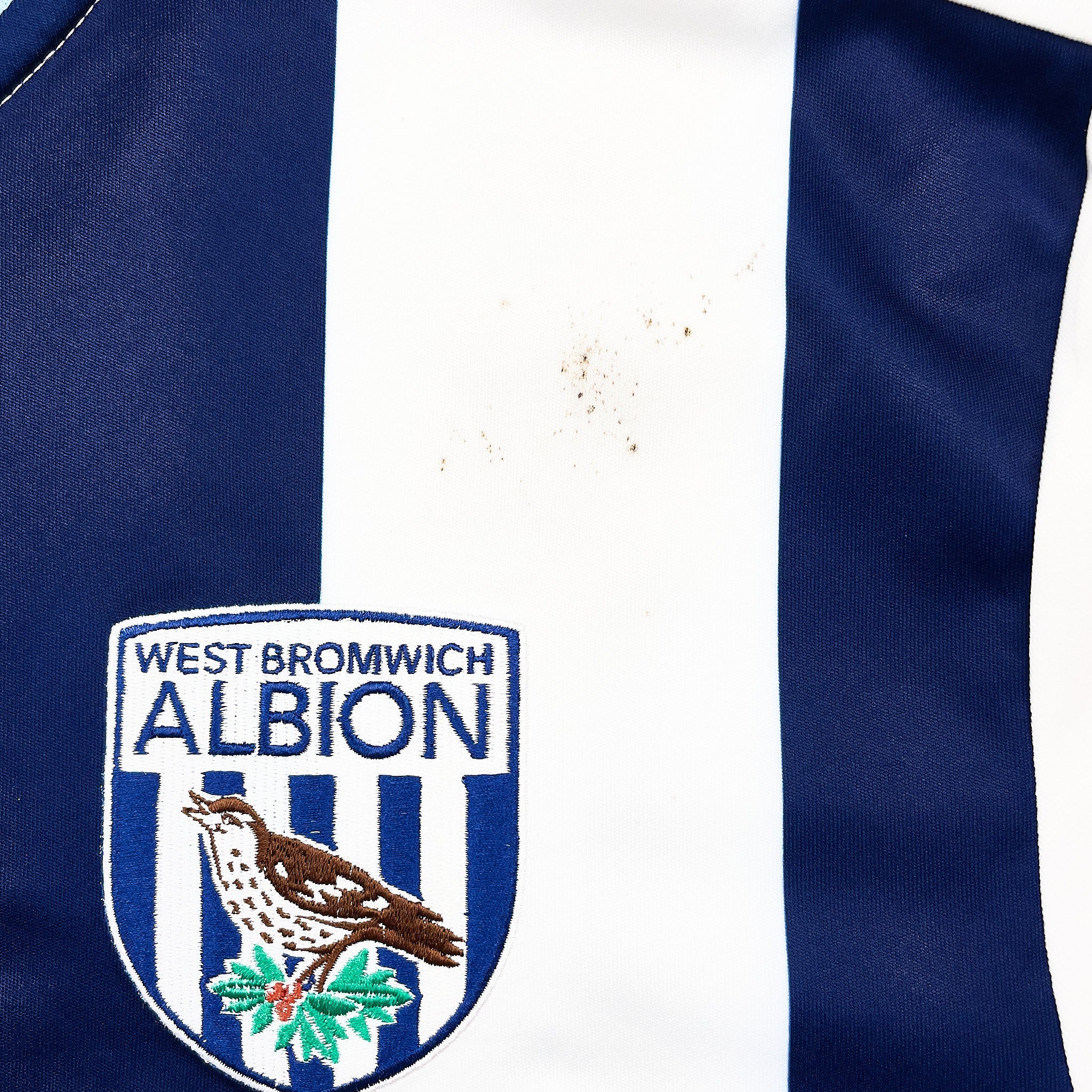 Buy 2016/17 West Brom Chadli 22 *Match Worn* Home Shirt (M) Adidas ~ Free worldwide shipping ~ Authentic Vintage Football Shirts from Cult Kits