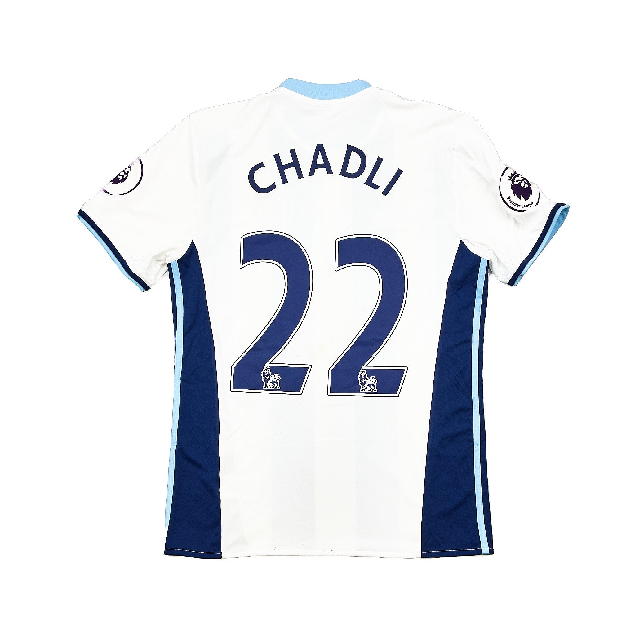 2016 17 West Brom Chadli #22 *Match Worn* Home Shirt