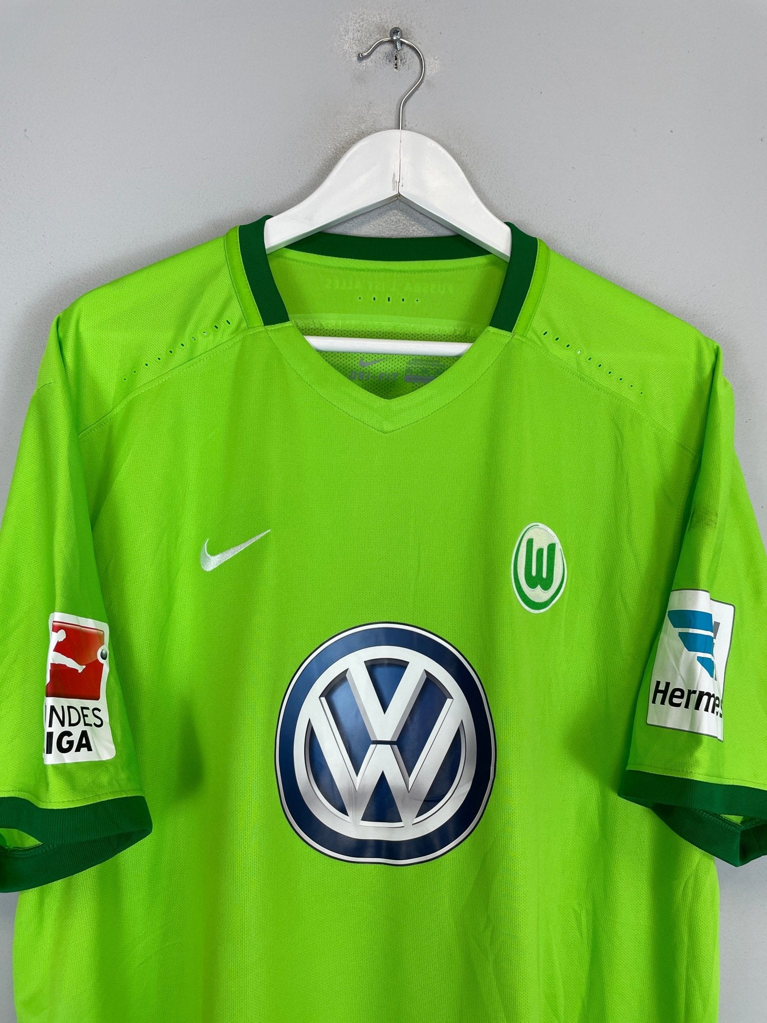 Shop 2016/17 WOLSFBURG GOMEZ #33 HOME SHIRT (XXL) NIKE, classic football shirts, vintage football shirts & retro soccer jerseys at Cult Kits