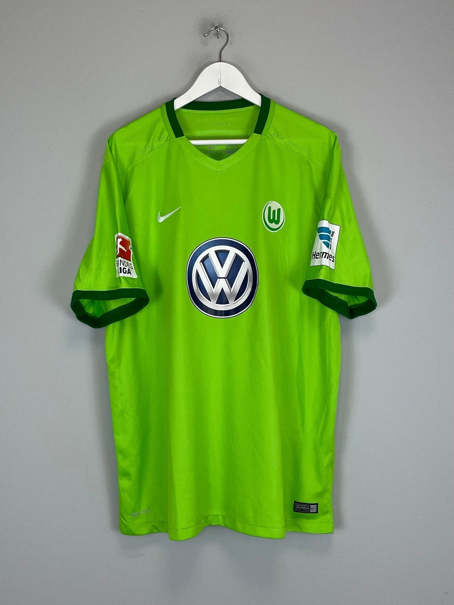 Shop 2016/17 WOLSFBURG GOMEZ #33 HOME SHIRT (XXL) NIKE, classic football shirts, vintage football shirts & retro soccer jerseys at Cult Kits