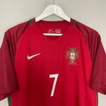 Shop 2016/18 PORTUGAL RONALDO #7 HOME SHIRT (L) NIKE, classic football shirts, vintage football shirts & retro soccer jerseys at Cult Kits