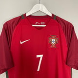 Shop 2016/18 PORTUGAL RONALDO #7 HOME SHIRT (L) NIKE, classic football shirts, vintage football shirts & retro soccer jerseys at Cult Kits