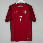 Shop 2016/18 PORTUGAL RONALDO #7 HOME SHIRT (L) NIKE, classic football shirts, vintage football shirts & retro soccer jerseys at Cult Kits