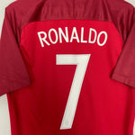 Shop 2016/18 PORTUGAL RONALDO #7 HOME SHIRT (L) NIKE, classic football shirts, vintage football shirts & retro soccer jerseys at Cult Kits
