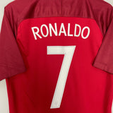 Shop 2016/18 PORTUGAL RONALDO #7 HOME SHIRT (L) NIKE, classic football shirts, vintage football shirts & retro soccer jerseys at Cult Kits