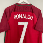 Shop 2016/18 PORTUGAL RONALDO #7 HOME SHIRT (M) NIKE, classic football shirts, vintage football shirts & retro soccer jerseys at Cult Kits