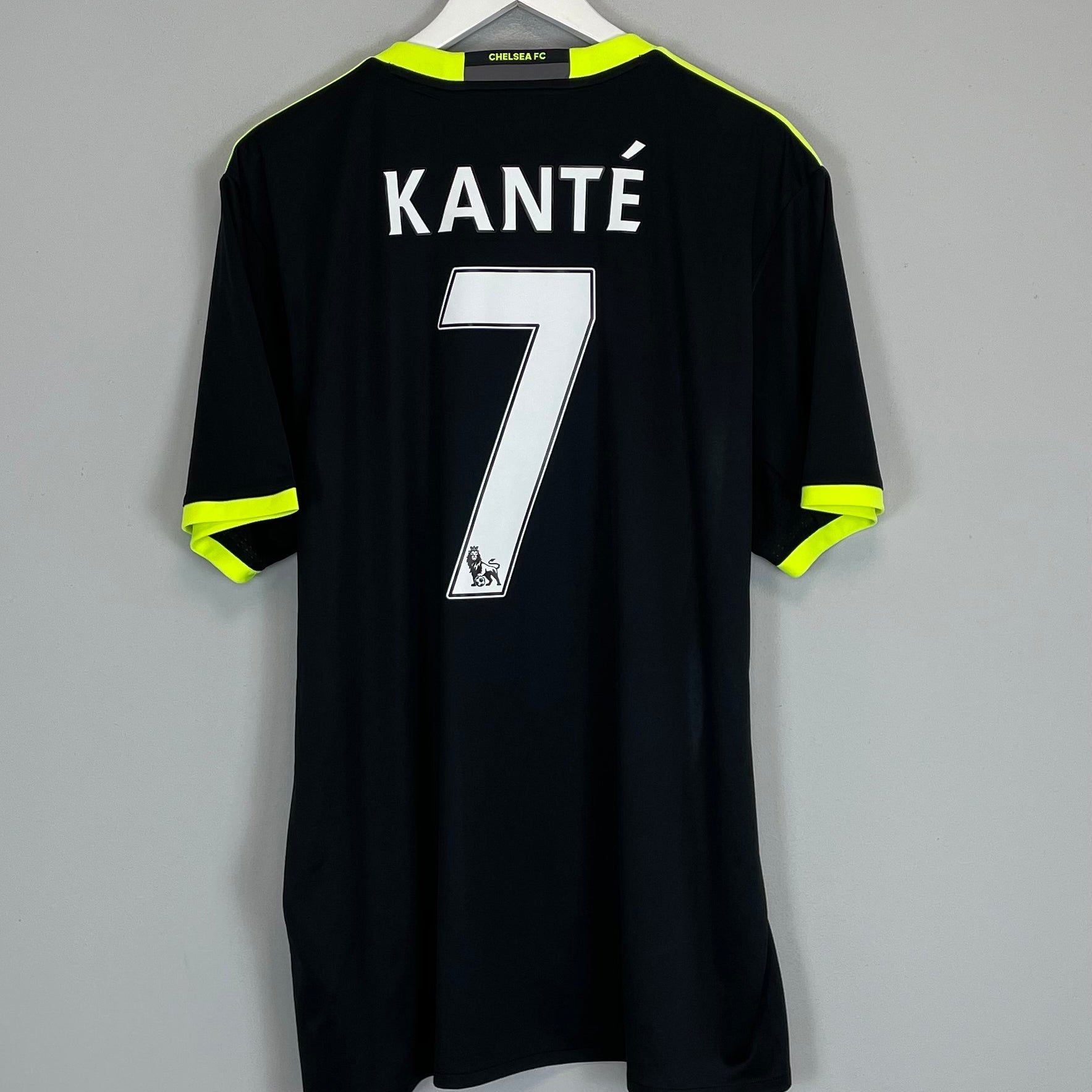 Shop 2016/17 CHELSEA KANTE #7 AWAY SHIRT (XL) ADIDAS, classic football shirts, vintage football shirts & retro soccer jerseys at Cult Kits