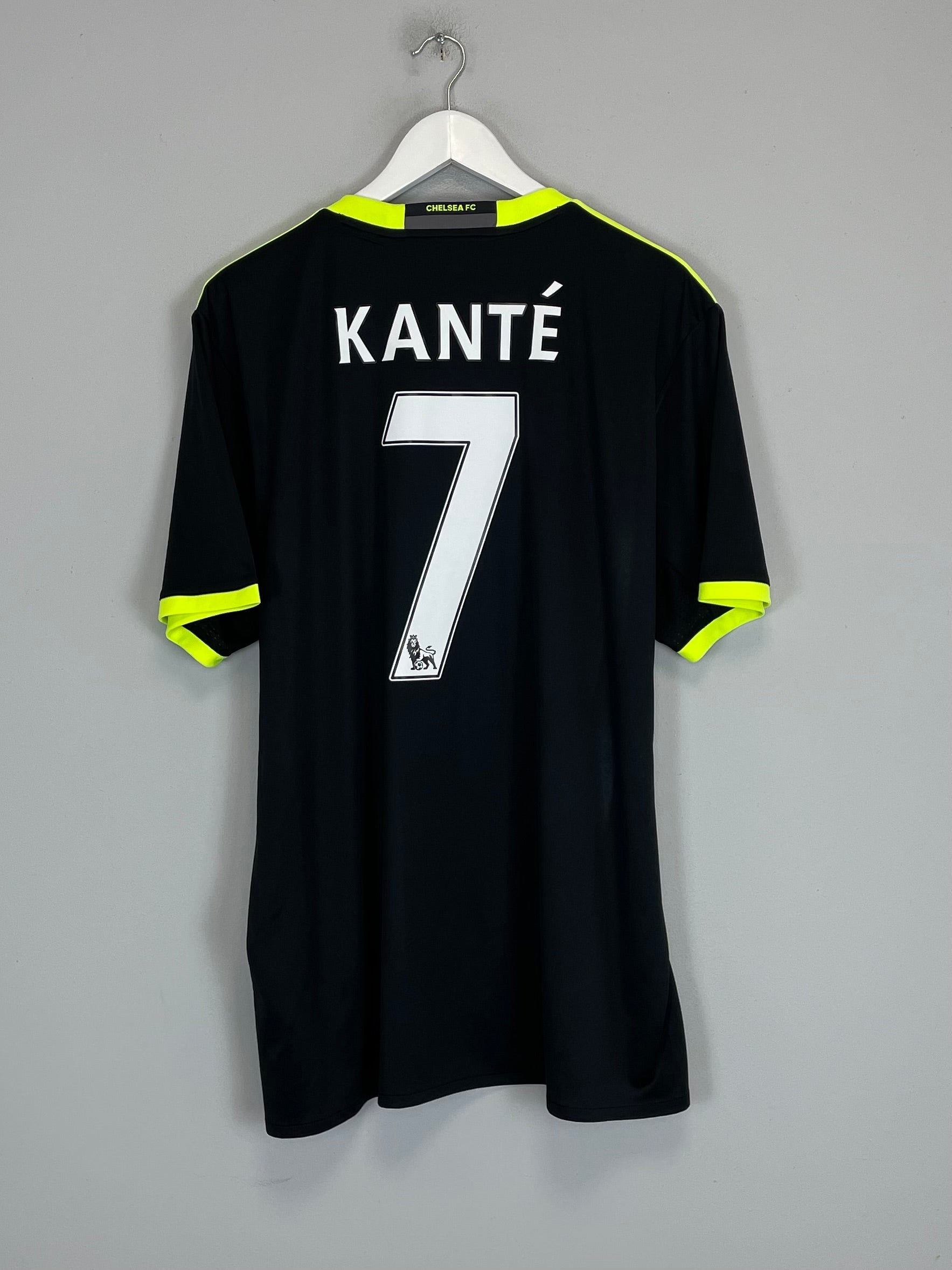 Shop 2016/17 CHELSEA KANTE #7 AWAY SHIRT (XL) ADIDAS, classic football shirts, vintage football shirts & retro soccer jerseys at Cult Kits