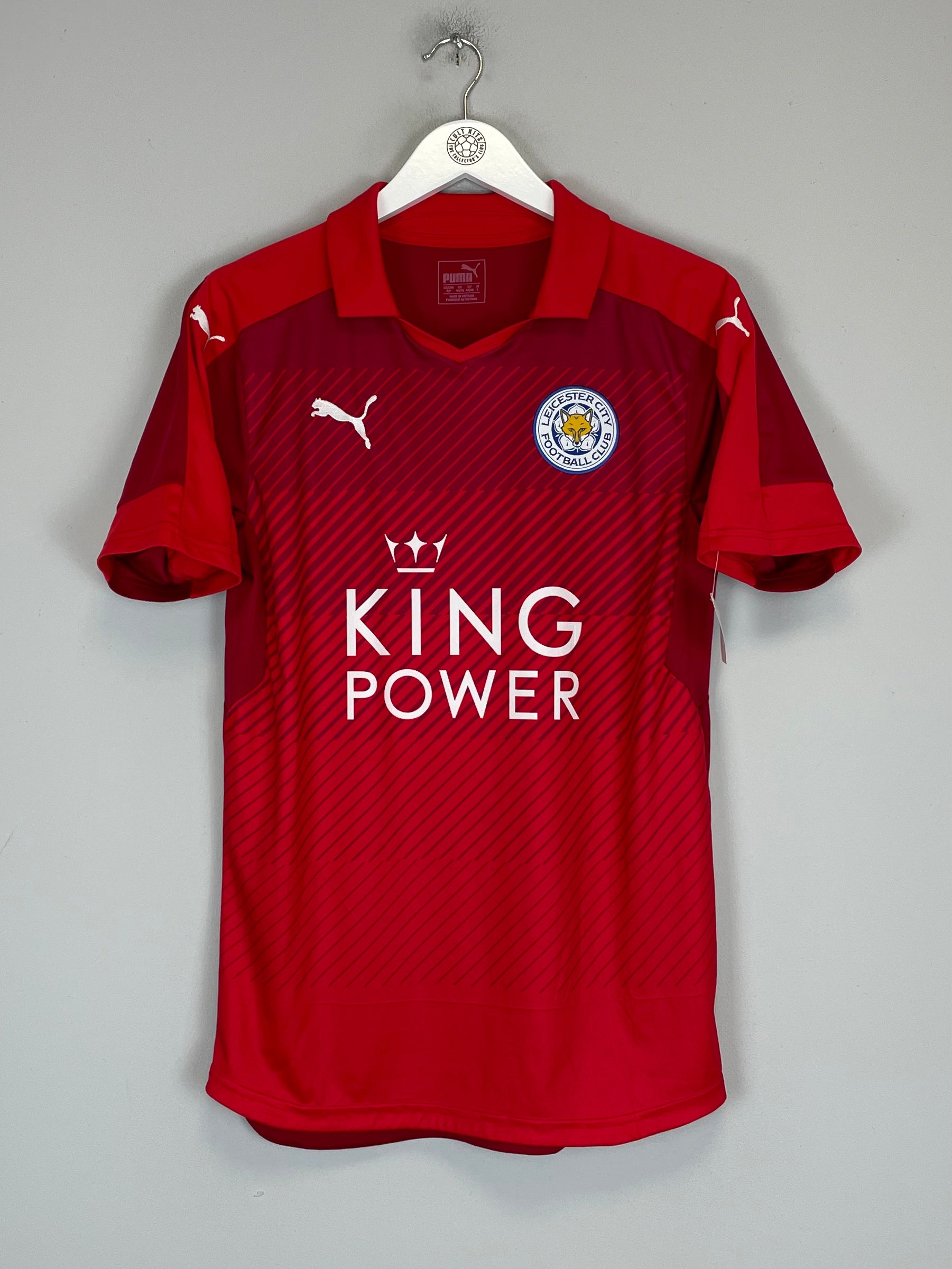 2016/17 LEICESTER CITY MAHREZ #26 *BNWT* AWAY SHIRT (S) PUMA KING POWER COLLAR