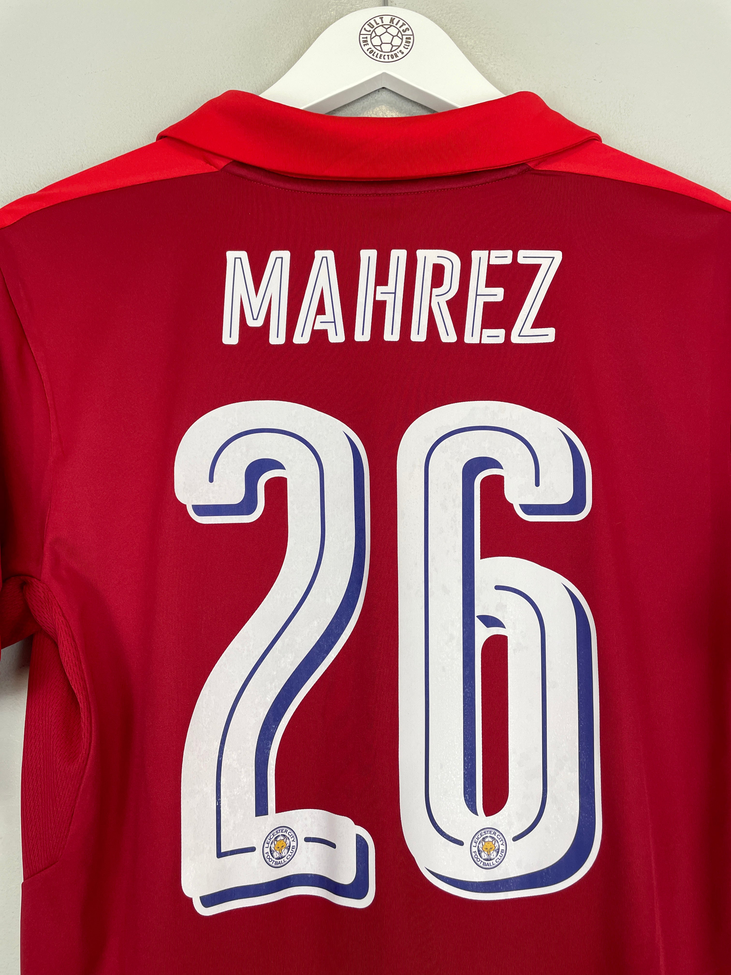 2016/17 LEICESTER CITY MAHREZ #26 *BNWT* AWAY SHIRT (S) PUMA RED BACK