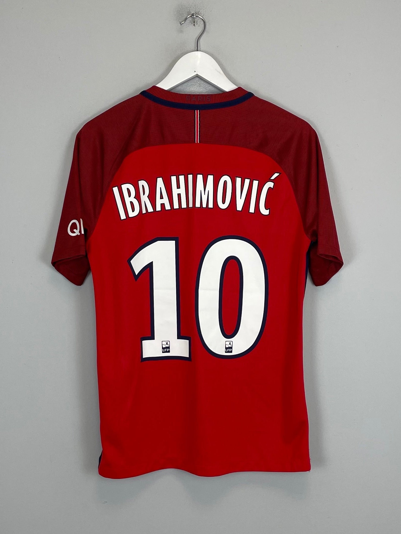 Shop 2016/17 PSG IBRAHIMOVIC #10 AWAY SHIRT (M) NIKE, classic football shirts, vintage football shirts & retro soccer jerseys at Cult Kits
