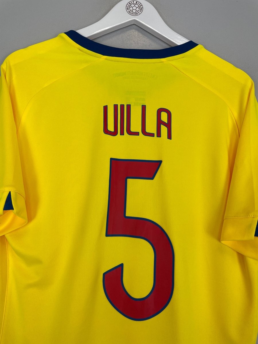 2017 ECUADOR VILLA 5 HOME SHIRT (XL) MARATHON - Cult Kits - XL - Buy Vintage Football Shirts, Authentic Retro Football Shirts For Sale, Classic Football Shirts & Soccer Jersey