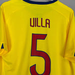 2017 ECUADOR VILLA 5 HOME SHIRT (XL) MARATHON - Cult Kits - XL - Buy Vintage Football Shirts, Authentic Retro Football Shirts For Sale, Classic Football Shirts & Soccer Jersey