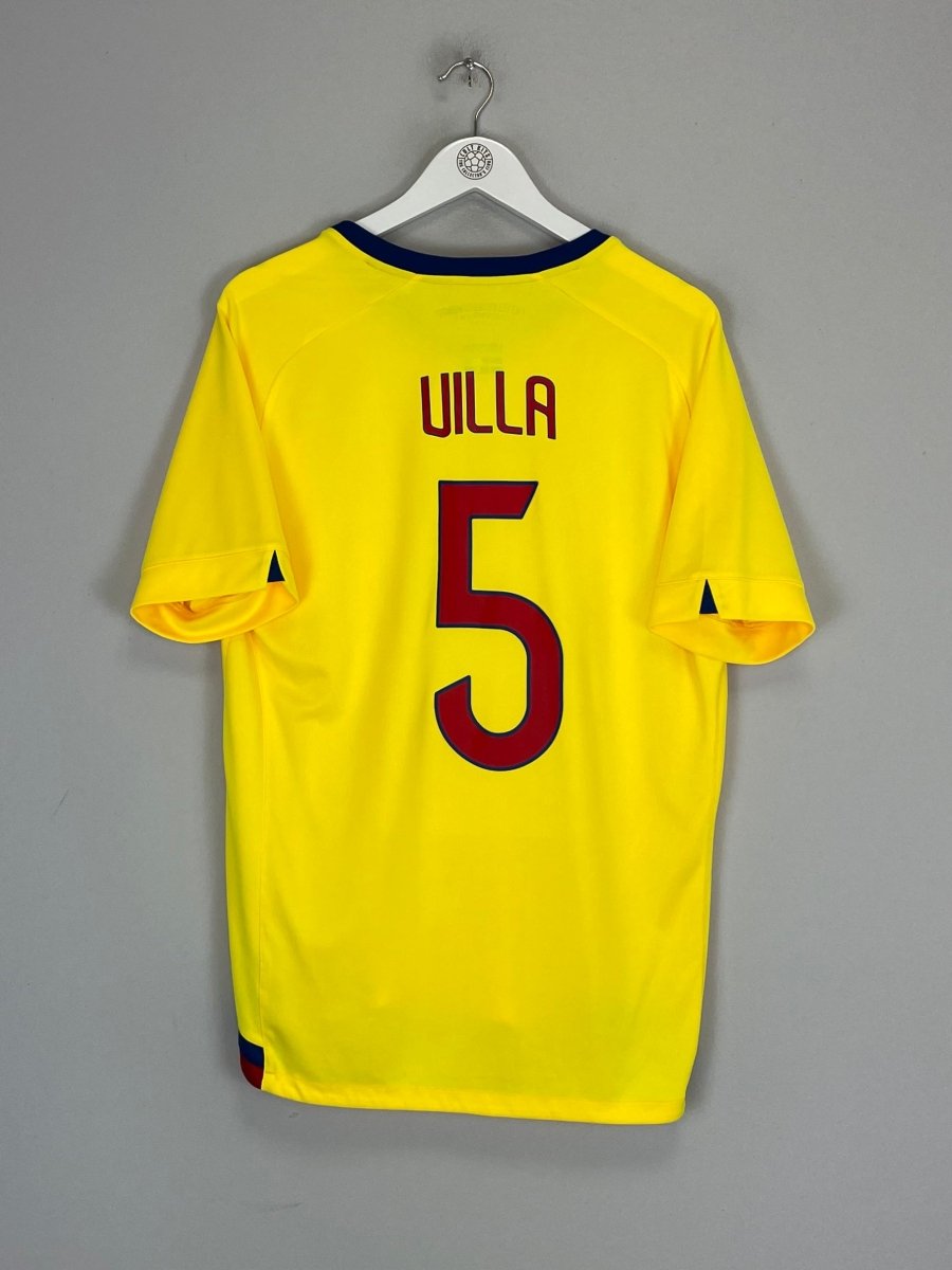 2017 ECUADOR VILLA 5 HOME SHIRT (XL) MARATHON - Cult Kits - XL - Buy Vintage Football Shirts, Authentic Retro Football Shirts For Sale, Classic Football Shirts & Soccer Jersey