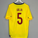 2017 ECUADOR VILLA 5 HOME SHIRT (XL) MARATHON - Cult Kits - XL - Buy Vintage Football Shirts, Authentic Retro Football Shirts For Sale, Classic Football Shirts & Soccer Jersey