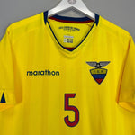 2017 ECUADOR VILLA 5 HOME SHIRT (XL) MARATHON - Cult Kits - XL - Buy Vintage Football Shirts, Authentic Retro Football Shirts For Sale, Classic Football Shirts & Soccer Jersey