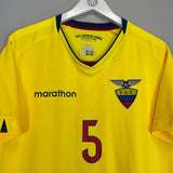 2017 ECUADOR VILLA 5 HOME SHIRT (XL) MARATHON - Cult Kits - XL - Buy Vintage Football Shirts, Authentic Retro Football Shirts For Sale, Classic Football Shirts & Soccer Jersey