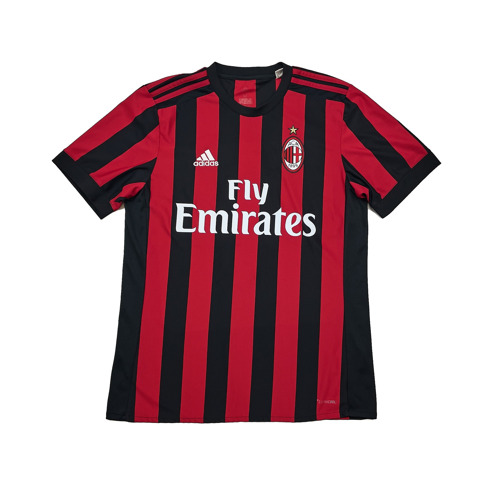 Buy 2017/18 AC Milan Andre Silva 9 Home Shirt (M) Adidas ~ Free worldwide shipping ~ Authentic Vintage Football Shirts from Cult Kits
