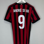 2017/18 AC MILAN ANDRE SILVA 9 HOME SHIRT (M) ADIDAS - Cult Kits - Medium - Buy Vintage Football Shirts, Authentic Retro Football Shirts For Sale, Classic Football Shirts & Soccer Jersey