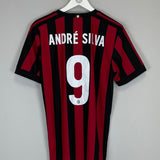 2017/18 AC MILAN ANDRE SILVA 9 HOME SHIRT (M) ADIDAS - Cult Kits - Medium - Buy Vintage Football Shirts, Authentic Retro Football Shirts For Sale, Classic Football Shirts & Soccer Jersey