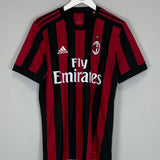 2017/18 AC MILAN ANDRE SILVA 9 HOME SHIRT (M) ADIDAS - Cult Kits - Medium - Buy Vintage Football Shirts, Authentic Retro Football Shirts For Sale, Classic Football Shirts & Soccer Jersey