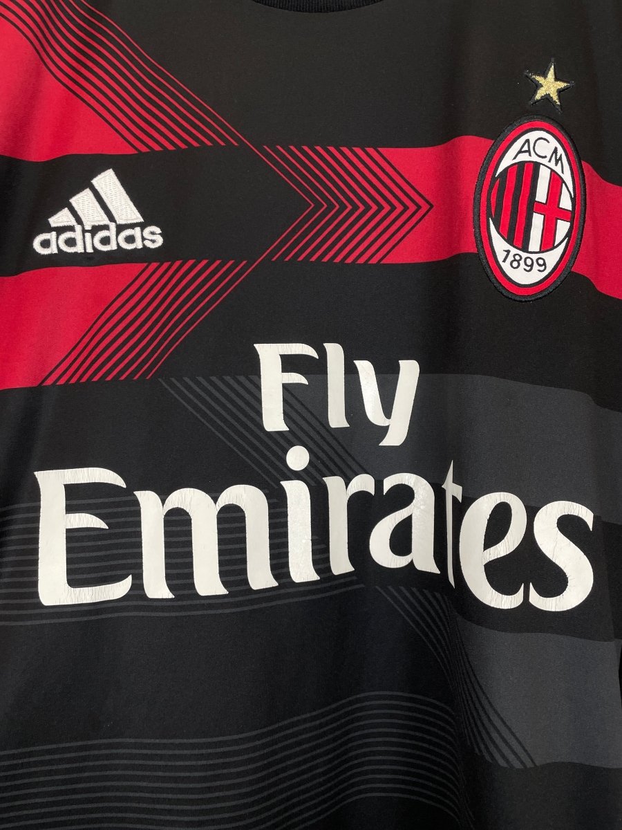 2017/18 AC MILAN THIRD SHIRT (S) ADIDAS - Cult Kits - Small - Buy Vintage Football Shirts, Authentic Retro Football Shirts For Sale, Classic Football Shirts & Soccer Jersey