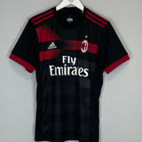 2017/18 AC MILAN THIRD SHIRT (S) ADIDAS - Cult Kits - Small - Buy Vintage Football Shirts, Authentic Retro Football Shirts For Sale, Classic Football Shirts & Soccer Jersey
