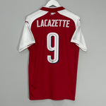 Shop 2017/18 ARSENAL LACAZETTE #9 HOME SHIRT (M) PUMA, classic football shirts, vintage football shirts & retro soccer jerseys at Cult Kits