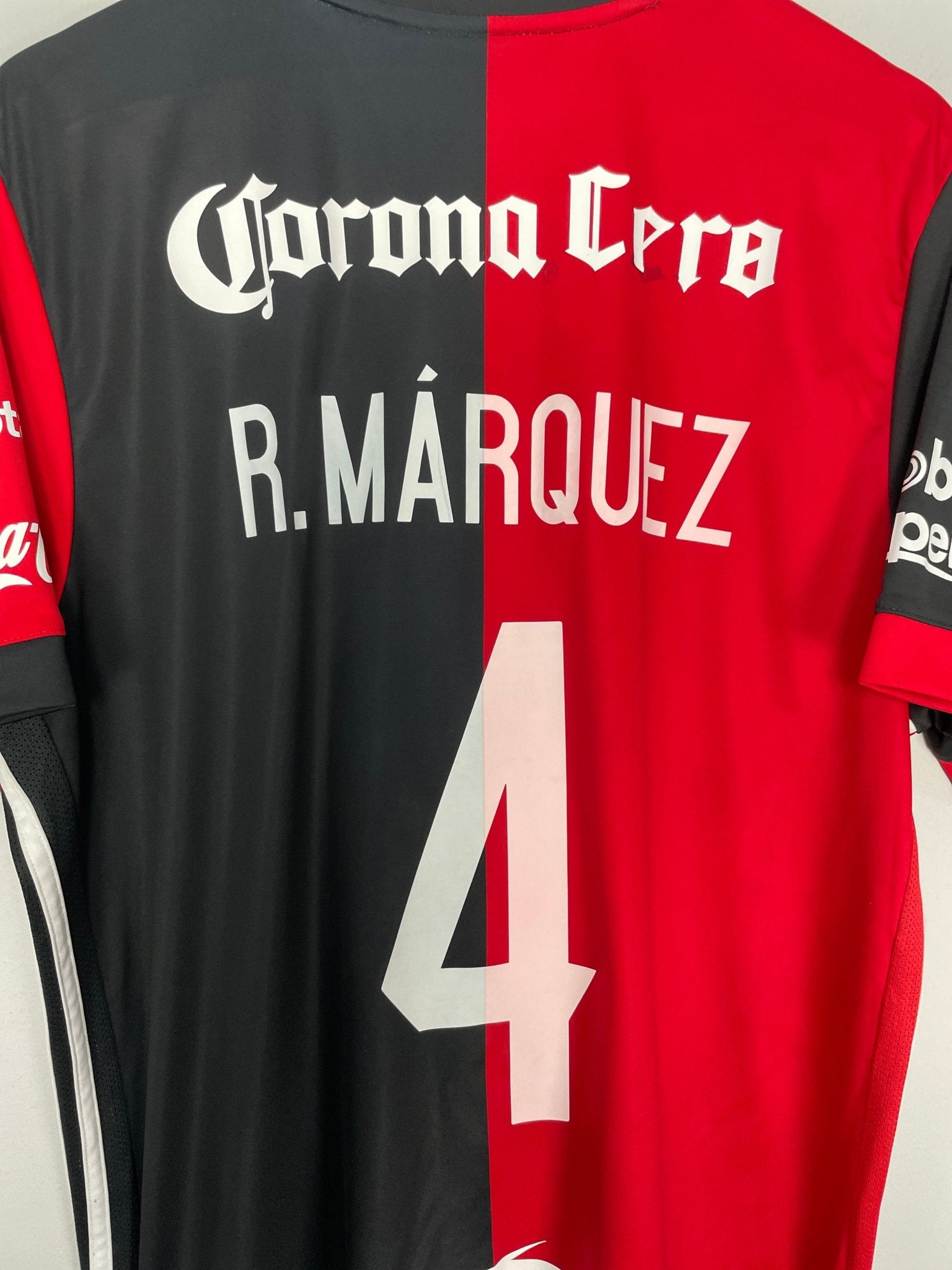 Shop 2017/18 ATLAS R.MARQUEZ #4 HOME SHIRT (XL) ADIDAS, classic football shirts, vintage football shirts & retro soccer jerseys at Cult Kits