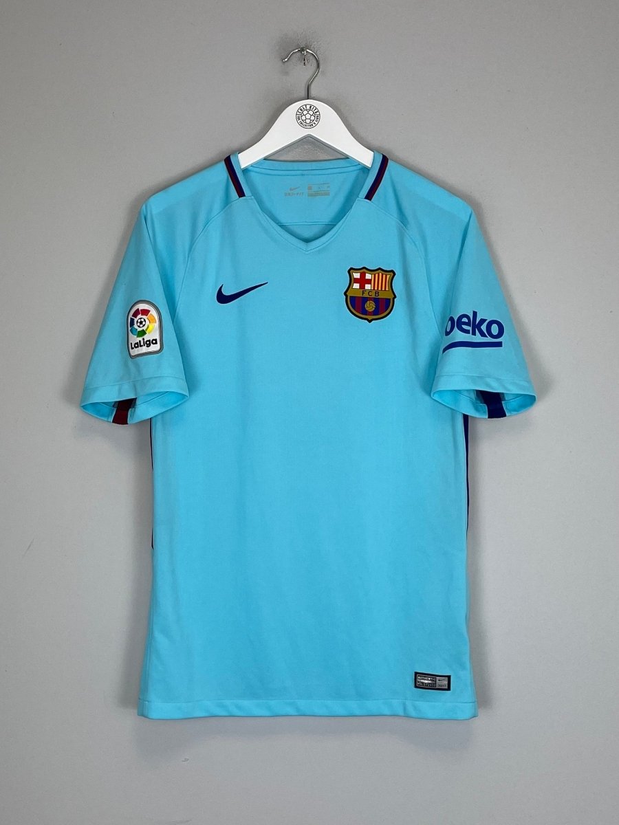 2017/18 BARCELONA INIESTA 8 AWAY SHIRT (S) NIKE - Cult Kits - Small - Buy Vintage Football Shirts, Authentic Retro Football Shirts For Sale, Classic Football Shirts & Soccer Jersey