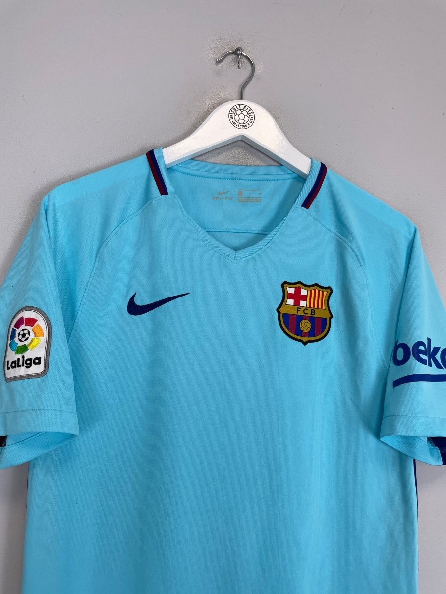 2017/18 BARCELONA INIESTA 8 AWAY SHIRT (S) NIKE - Cult Kits - Small - Buy Vintage Football Shirts, Authentic Retro Football Shirts For Sale, Classic Football Shirts & Soccer Jersey